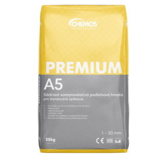 Samonivelačná podlahová hmota Chemos Premium A5 sadrová 25kg
