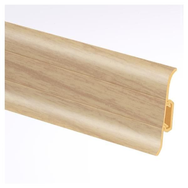 Lišta soklová PVC CEZAR PREMIUM Jaseň Svetlý M084