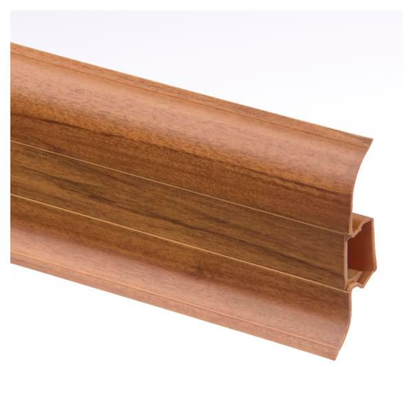 Lišta soklová PVC CEZAR PREMIUM Orech Africký M131