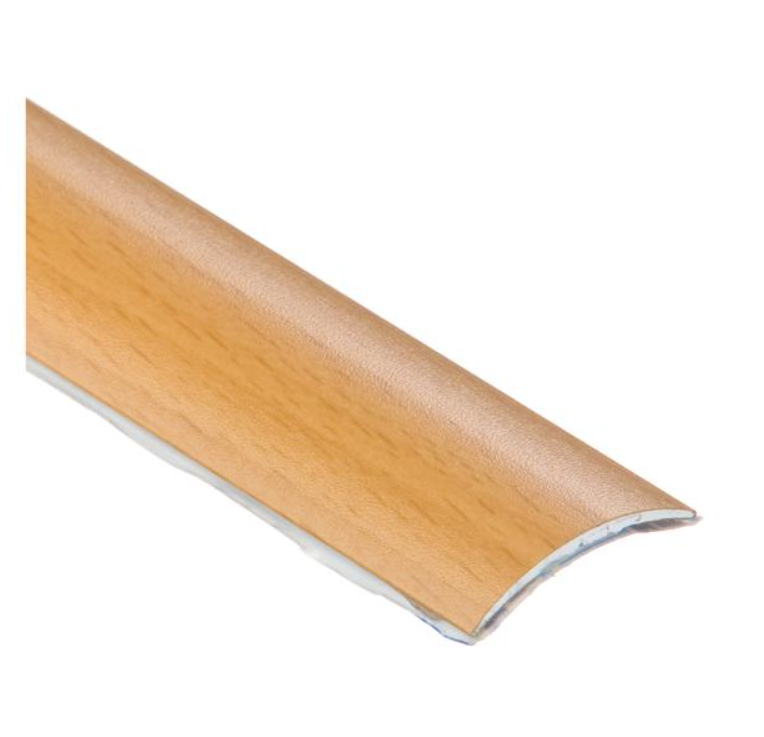 Profil AL prechodový 30mm, fólia Buk 11, 2,7mm, samolepiaci oblý, LP030K