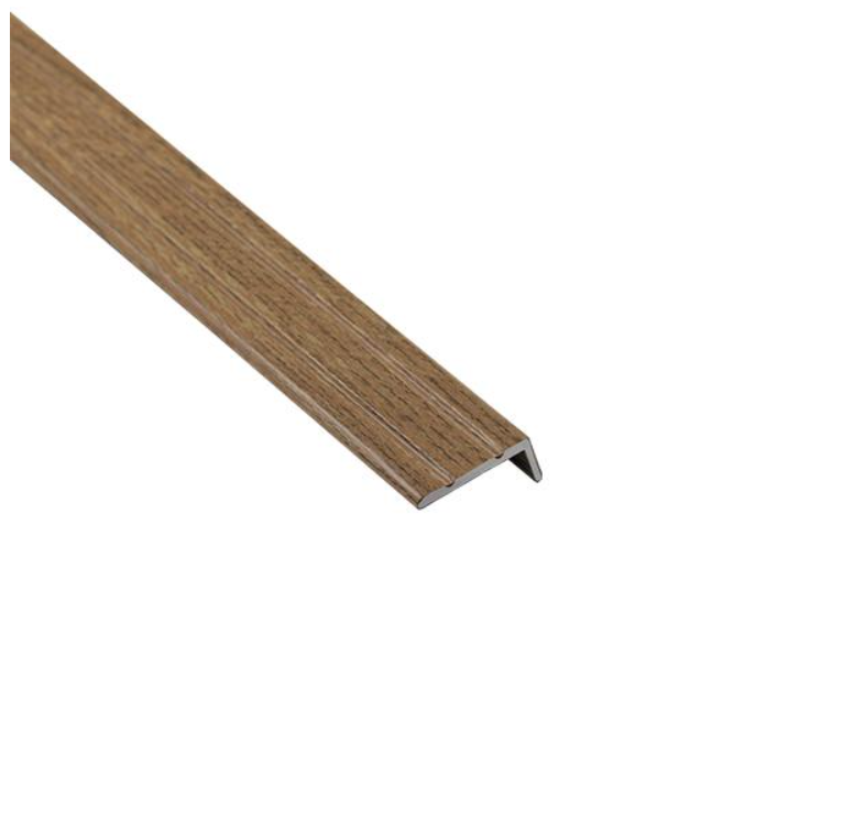 Profil AL schodový "L" 25x10mm, fólia Dub Prírodný 16, samolepiaci 2,7m, LSW10K