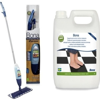Bona Spray Mop Expres + 4L čistič na tvrdé podlahy ZDARMA